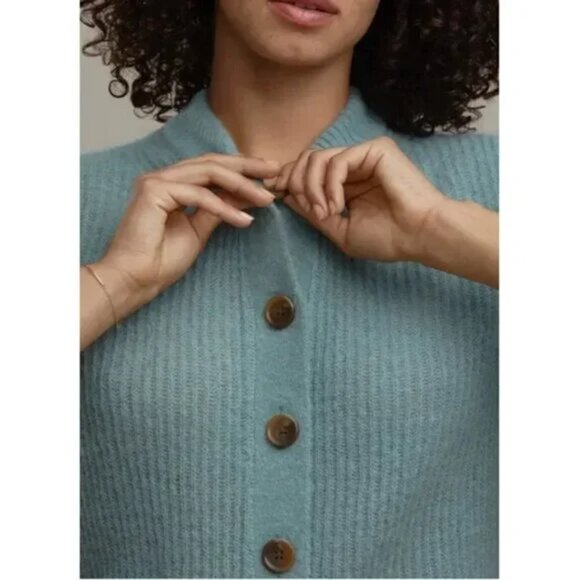 Everlane The Cropped Alpaca Cardigan  M - Picture 2 of 7